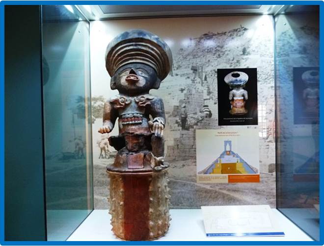 Algunas piezas mayas se exhiben en el Museo digital de Copán.