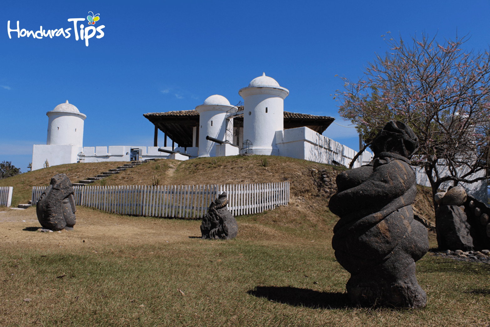 El fuerte de san Cristóbal es uno de los atractivos si va a Gracias, Lempira.