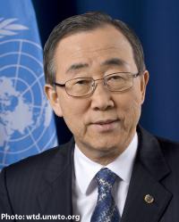 Ban Ki-Moon, Secretario de las Naciones Unidas.