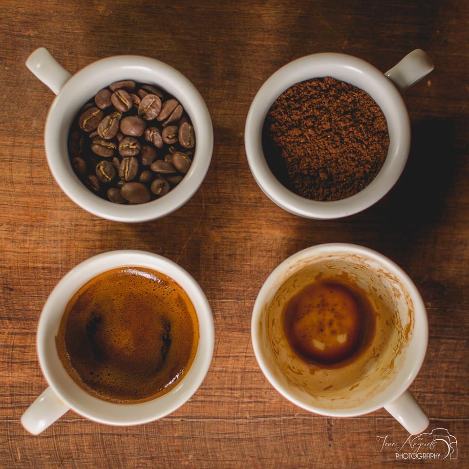 Jeremías nombró a esta fotografía "el proceso del café".