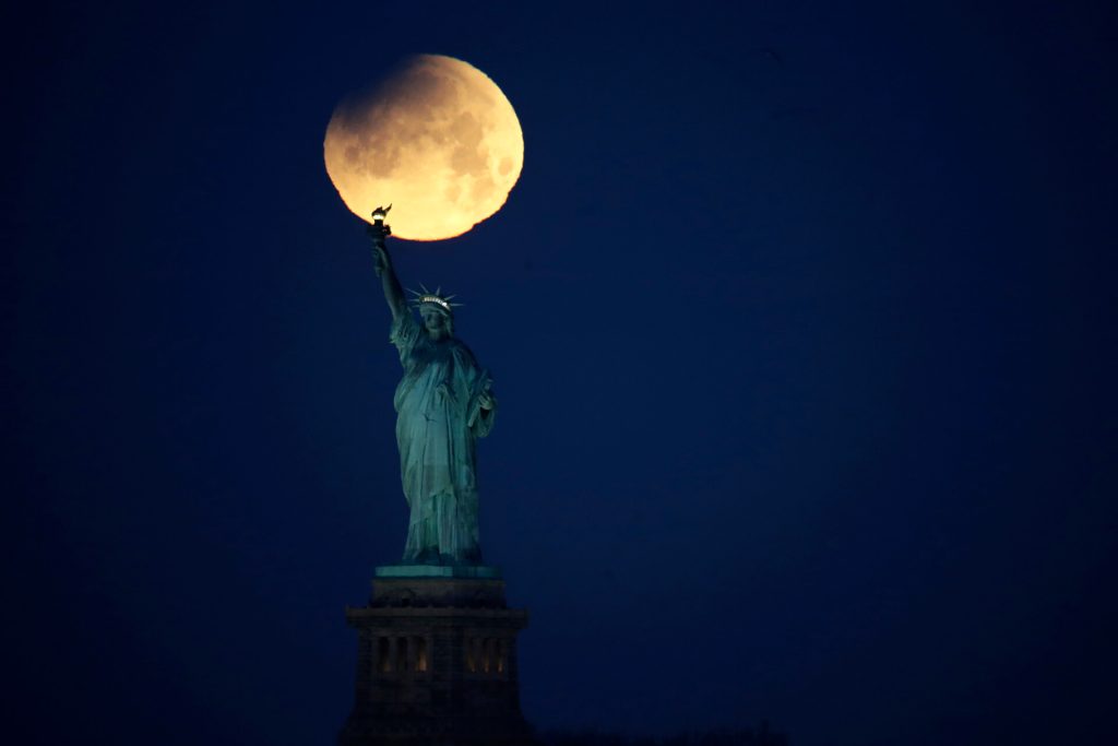 La Estatua de la Libertad (AP Photo/Julio Cortez)