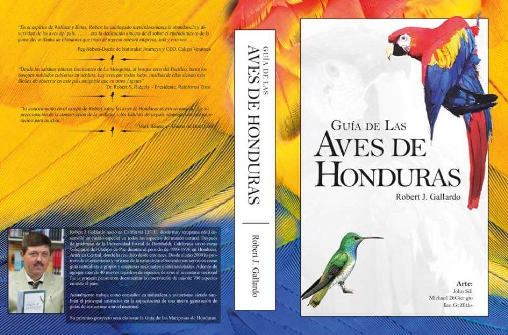 Robert J. Gallardo lanza el primer libro de aves de Honduras en español