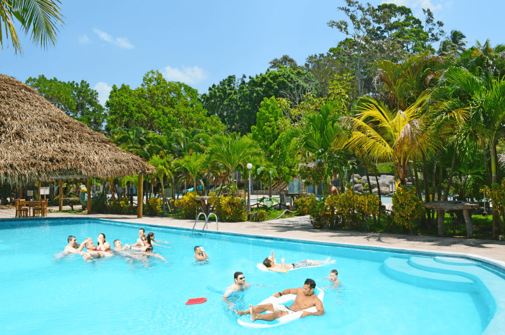 piscina de adultos del parque acuatico de San Fernando de Omoa